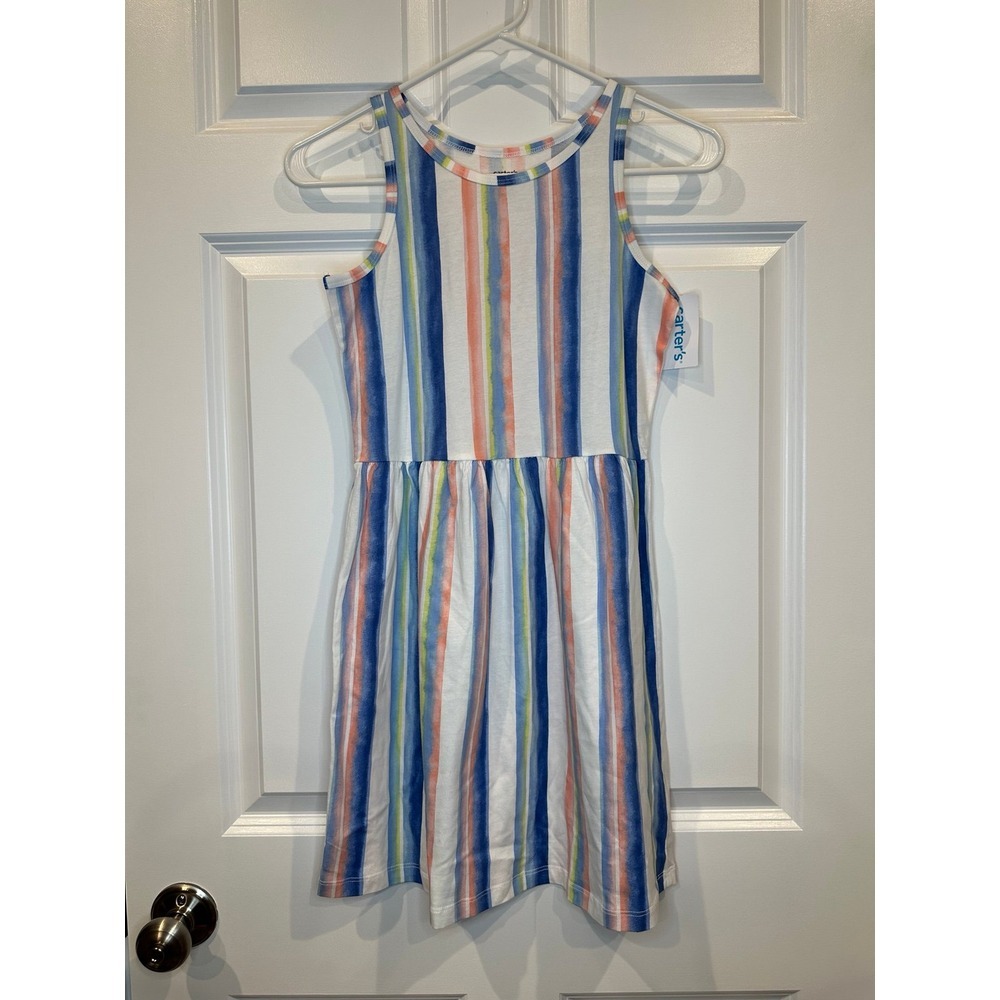 Carters Girls Summer Tank Dress Size 10 NWT